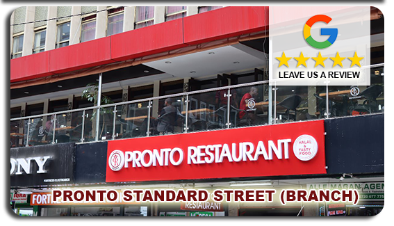Pronto Restaurant Standard Street